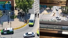 Los impactantes registros de balacera tras asalto en Mall Plaza Vespucio