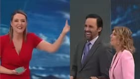 “Cochinos”: el chiste doble sentido que mató de la risa Macarena Pizarro y Daniel Matamala en el noticiario