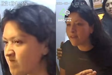 Tuvo violento actuar tras ser pillada: captan a sin vergüenza que realizaba transferencias falsas para pagar sushi