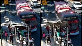 Micro chocó contra un paradero con pasajeros en Lo Barnechea: hay lesionados