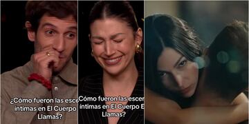 Actores de El cuerpo en llamas hablan de las escenas íntimas