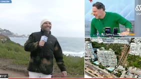 El inesperado impasse de Karim Butte en medio de cobertura por temporal extremo: Neme advirtió detalle y quedó en shock