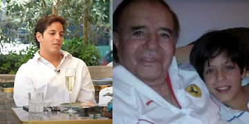 Máximo Menem y Carlos Menem