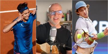 La emoción de Alberto Plaza por la presencia de dos chilenos en las semifinales del Masters 1000 de Roma