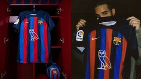 Una joya de colección: Barcelona homenajeará al rapero Drake en su camiseta en el próximo Clásico