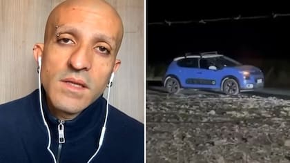 Rodrigo “Pelao” Vade fue encontrado maniatado y rociado en su auto: está al borde de la muerte