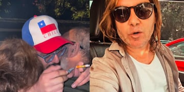 “Grande amigo”: Sebastián “Cuchillo” Eyzaguirre y Paty Maldonado celebraron el triunfo de Pancho Orrego