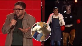 Tras el chiste de Luis Slimming: reflotan video del insólito momento que vivió Rafael Araneda con un canguro en matinal