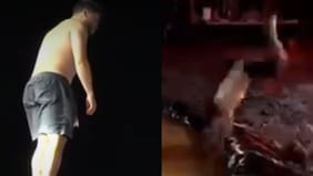 Concurso de guatazos en Mejillones terminó con accidentado cayendo de cabeza: evento era organizado por municipalidad