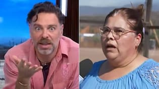 Vecina que compró tres terrenos en “loteo brujo” emplazó a notero y se alteró tras frase de Neme: animador le respondió