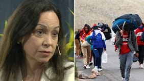 Le preguntaron por venezolanos en Chile: la sentida solicitud de María Corina Machado a autoridades chilenas