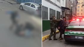 No les importó nada y se fueron con los cuchillos en mano: Cámara captó sangriento ataque en plena calle capitalina