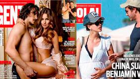 La guerra de portadas de Pampita y Benja Vicuña en Argentina