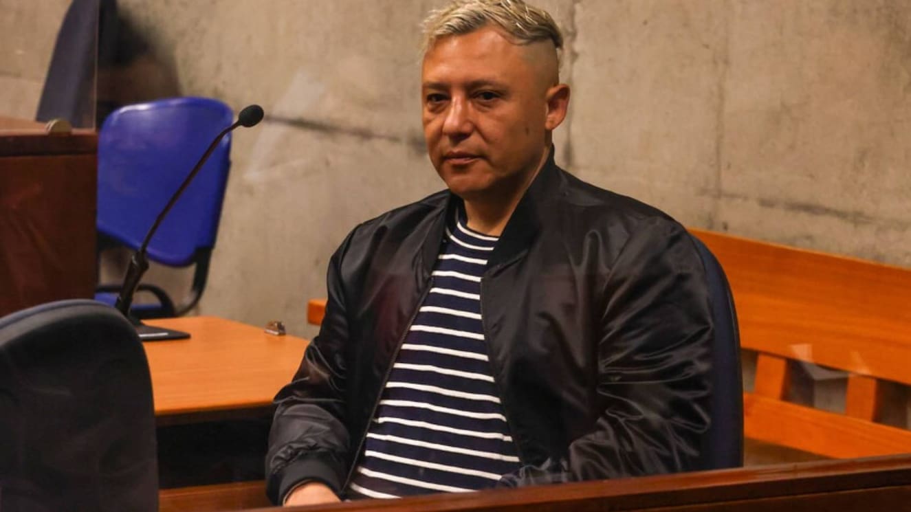 Las comentadas imágenes de Sergio Rojas en tribunales tras querella de Pamela Díaz: periodista estalló por este motivo