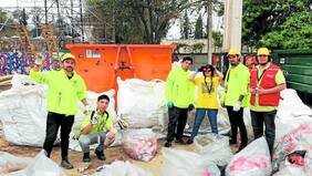 Dos toneladas de residuos se han recuperado en el Parque O'Higgins