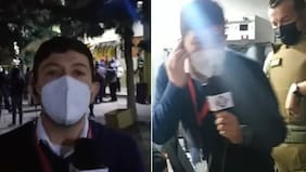 "Nos vamos, entonces": periodista protagonizó despacho de su propia detención en San Ramón