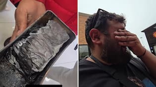 Terminó llorando: Otakin reveló emotiva donación a hombre que llegó al banco con billetes completamente quemados