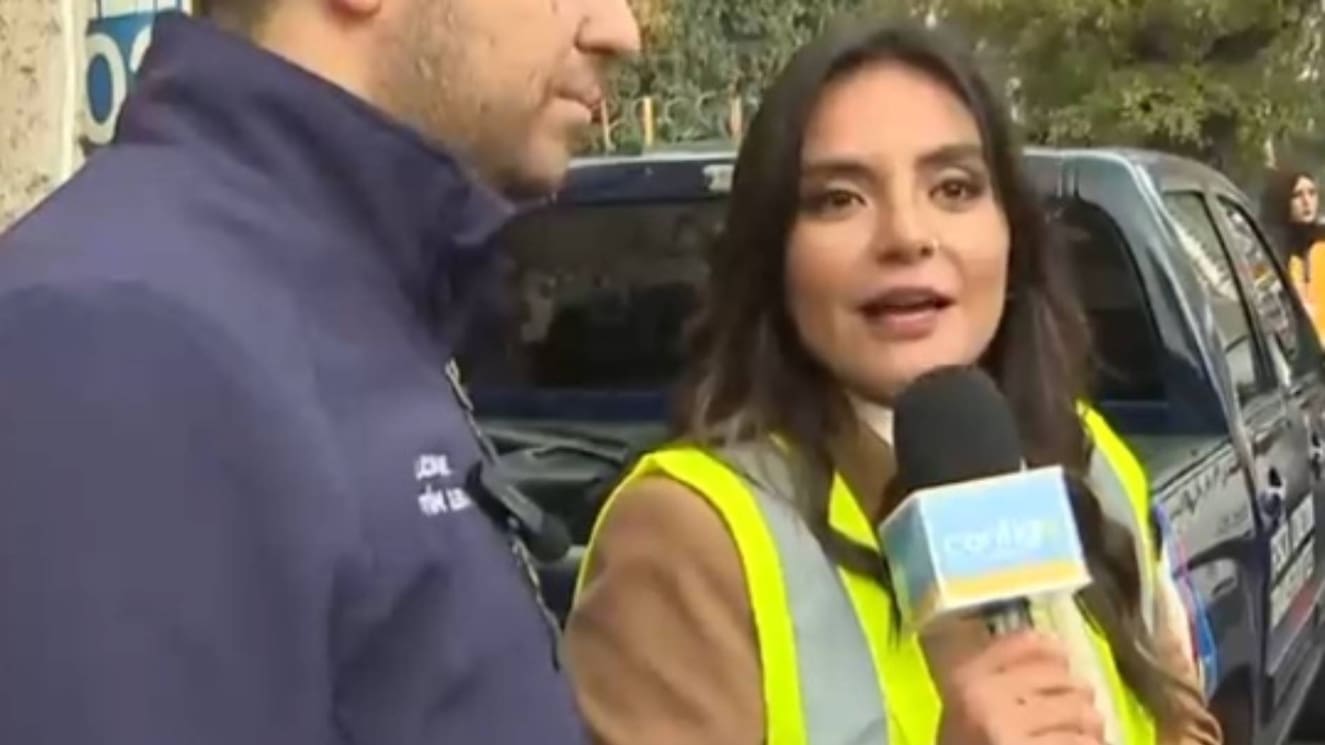 “Lo has dicho hartas veces en pantalla”: pololo de notera de CHV llega a despacho en vivo y acusa constantes indirectas