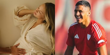 Alexis Sánchez y Alexandra Litvinova
