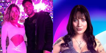 Iván Cabrera y su esposa junto a Camila Power