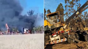 “Te recordamos”: La CAM se adjudicó quema de camiones y maquinaria con un mensaje en redes sociales