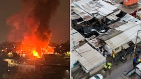 Un calefactor y ropa: la posible causa del incendio en que murió una madre y sus tres hijos en El Bosque