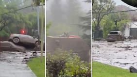 Desastre total en Las Condes: devastador aluvión arrasa con todo en sector de San Carlos de Apoquindo
