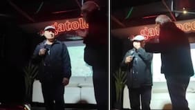 Graban desconcertante momento en show de Meruane: espectador dijo sentirse ofendido, se subió a escenario y lo encaró