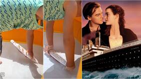 “La mejor representación de la película”: el hilarante tiktok viral de niño recreando hundimiento del Titanic