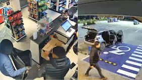 Cliente vio todo, pero salió caminando entre los delincuentes: los videos tras brutal asalto a Pronto de San Bernardo