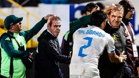 Repudiable hecho: entrenador de México sufrió agresión de parte de la barra de Honduras