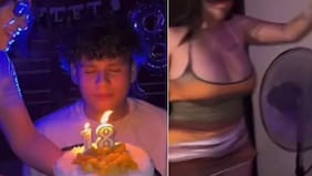 Grabó show hot: madre se hace viral al contratar bailarina como sorpresa para el cumple 18 de su hijo