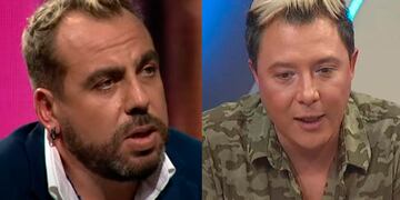 Francisco Kaminski y Sergio Rojas en pantallazos de archivo.