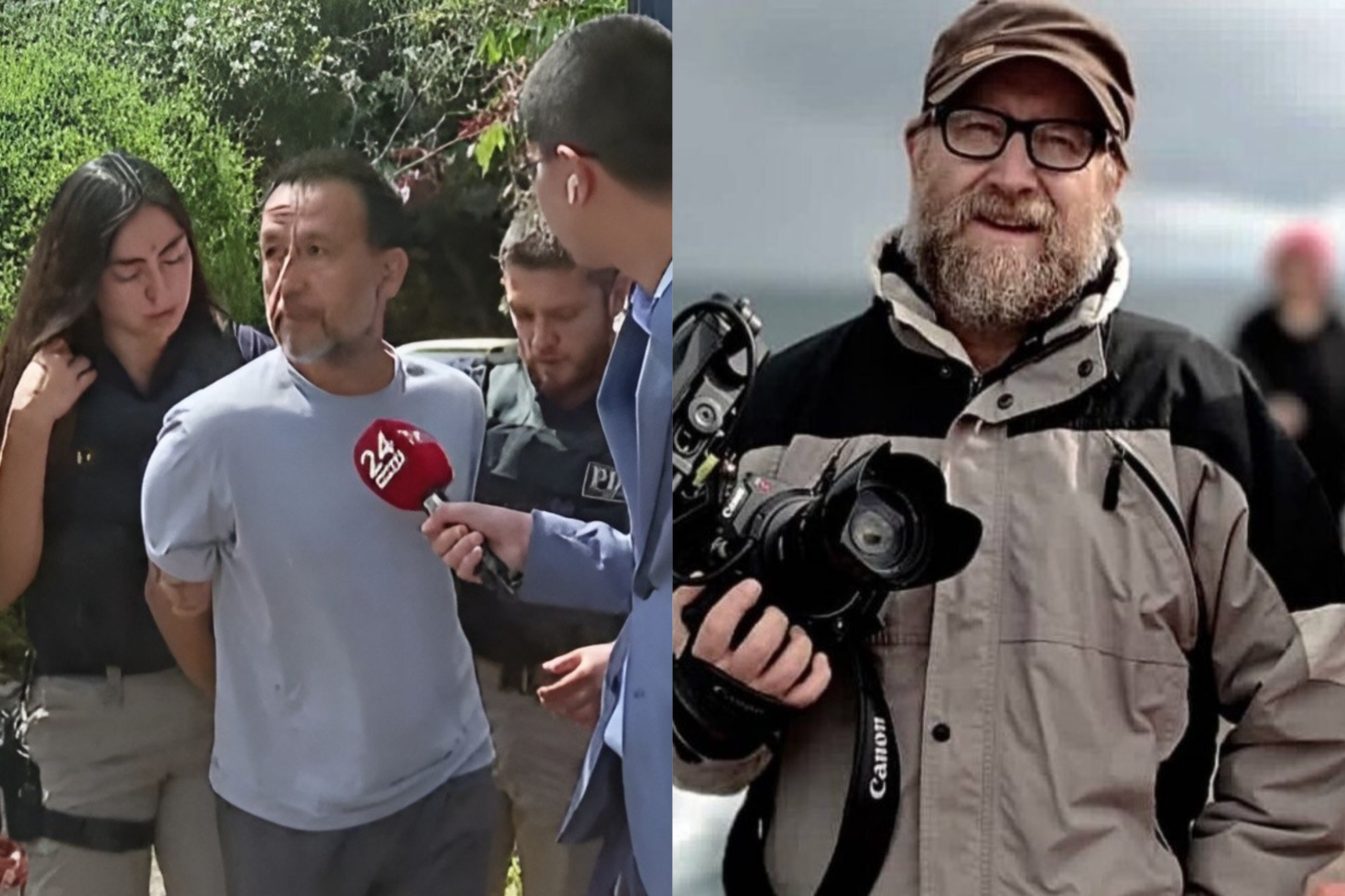 Jorge Ugalde Parraguez, imputado por el crimen y una de las víctimas Eduardo Cruz Coke