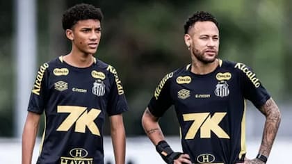 Polémica en el Santos: acusan a Neymar de golpear al hijo de Robinho