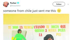 Estrella viral comparte meme suyo realizado por escolares chilenos