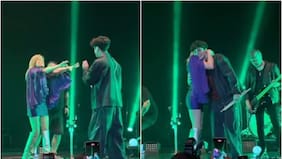 “Emoción y orgullo”: Nicole compartió video de su hijo León Lagos tocando batería por primera en uno de sus shows