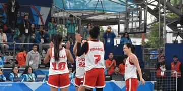 Selección femenina básquetbol 3x3- Fotografía de Miguel Blanco