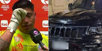 Brayan Cortés - choque auto