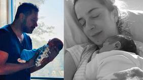 “Te voy a amar y cuidar toda mi vida…”: Pedro Ruminot y Alison Mandel anuncian el nacimiento de su hijo Baltazar