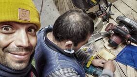 Cabrera se bajó de la cleta y armó mueblería