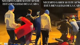 “Se tropezó con Miguelito”: viralizan estrepitosa caída de dolido hincha de la UC tras derrota con Colo Colo