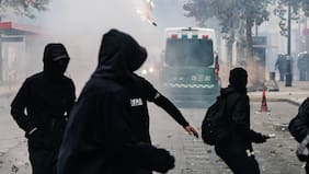 Reportan incidentes en marcha de Central Clasista de Trabajadores en Santiago