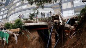 Cómo es el nuevo socavón de Reñaca que generó daños y la evacuación de dos edificios