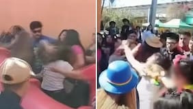 Apoderada le pegó a alumna y se desató el caos: revelan origen de violenta riña en pleno acto dieciochero