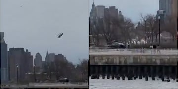 Accidente río Hudson