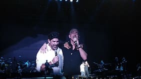 Un crossover “matador”: Marcelo Salas subió al escenario y se lució en concierto de Eros Ramazzotti