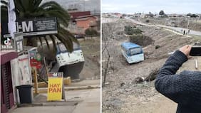 “¡Salgan del camino! ¡CTM! ¡Oh, la media volá wn!“: Micro sin conductor cayó a una quebrada en Coquimbo