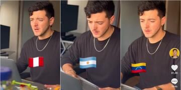 Tiktoker la rompió con hilarante viral: así reaccionarían personas de diferentes nacionalidades al temblor