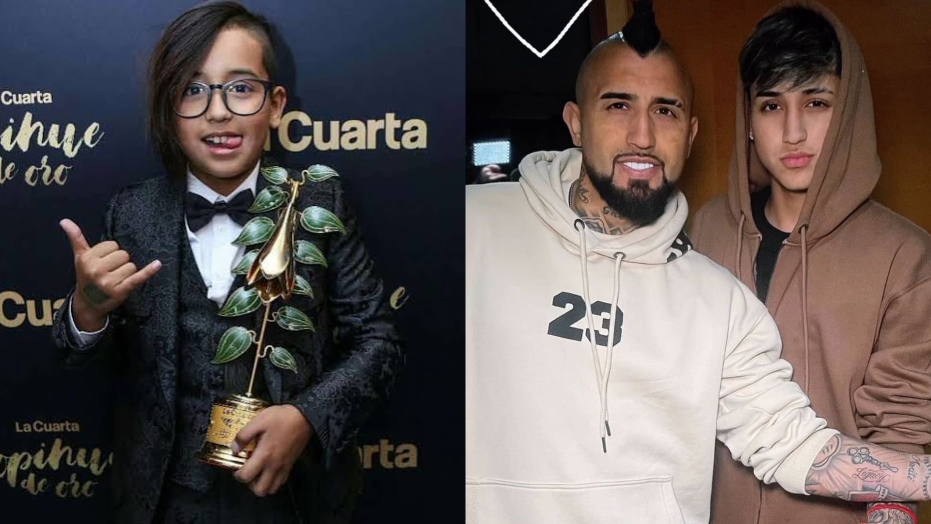 Hijo de Arturo Vidal presentó a su polola: compartió tierna foto con joven tiktoker